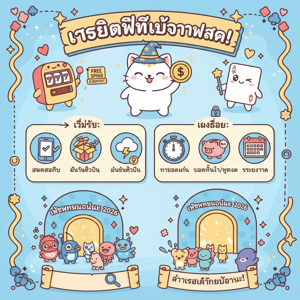 เครดิตฟรีไม่ต้องฝาก - เว็บพนัน